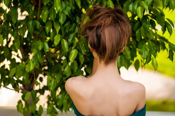 Beautiful nude female shoulders