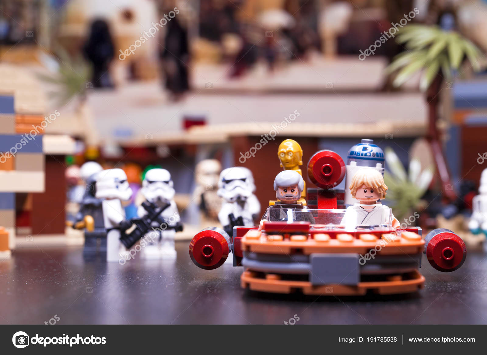 Russland 12 April 2018 Konstruktor Lego Starwars Episode