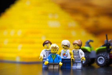 Rusya, 12 Nisan 2018. Oluşturucu Lego Classic - Minifigurki l