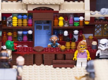 Rusya, 12 Nisan 2018. Oluşturucu Lego Star Wars. Bölüm IV, 