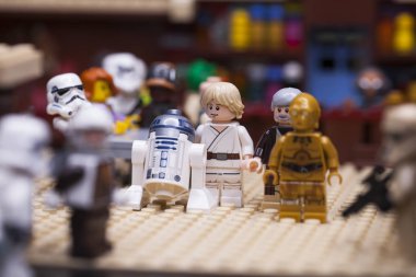 Rusya, 12 Nisan 2018. Oluşturucu Lego Star Wars. Bölüm IV, 
