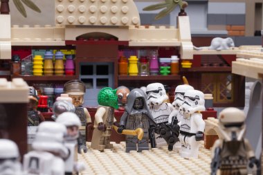 Rusya, 12 Nisan 2018. Oluşturucu Lego Star Wars. Bölüm IV, 