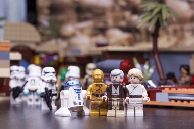 Rusya, 12 Nisan 2018. Oluşturucu Lego Star Wars. Bölüm IV, 