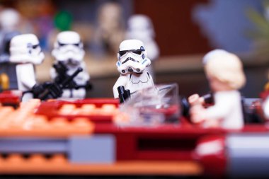 Rusya, 12 Nisan 2018. Oluşturucu Lego Star Wars. Bölüm IV