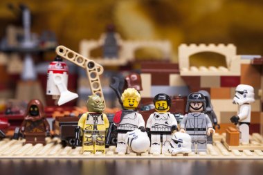 Rusya, 12 Nisan 2018. Oluşturucu Lego Star Wars. Bölüm IV, 