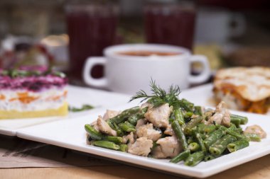 Karmaşık akşam yemeği - iş yemeği