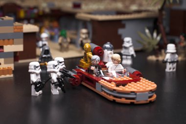 Rusya, 12 Nisan 2018. Oluşturucu Lego Star Wars. Bölüm IV