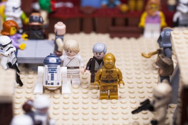 Rusya, 12 Nisan 2018. Oluşturucu Lego Star Wars. Bölüm IV, 