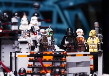Rus, 03 Nisan 2018. Oluşturucu Lego Star Wars. Darth Vader