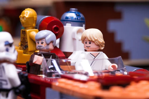 RÚSSIA, 12 de abril de 2018. Construtor Lego Star Wars. Episódio IV — Fotografia de Stock