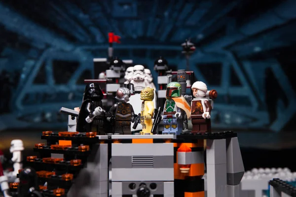 Rus, 03 Nisan 2018. Oluşturucu Lego Star Wars. Darth Vader
