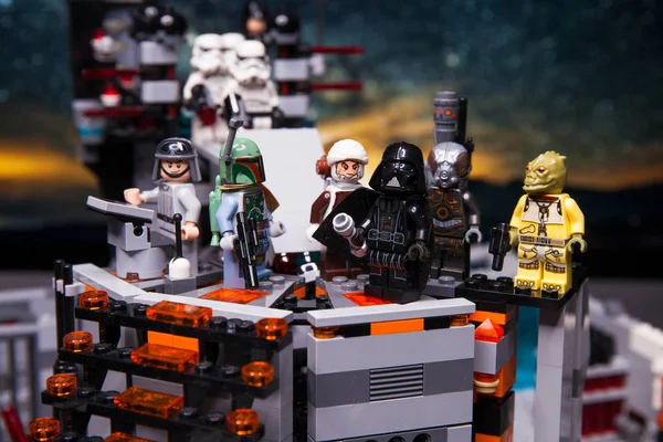 RUSIA, 03 de abril de 2018. Constructor Lego Star Wars. Darth Vader — Foto de Stock