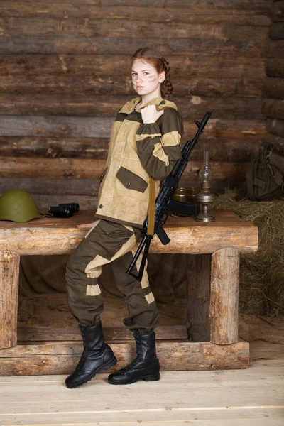 La fille d'un chasseur — Photo