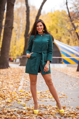 güzel genç esmer kadın portresi 