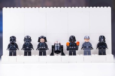 RUSSIA, SAMARA, DECEMBER 18, 2019. Lego Star Wars. Mini-figures 
