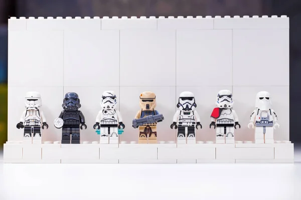 RUSIA, SAMARA, 18 de diciembre de 2019. Lego Star Wars. Mini-cifras — Foto de Stock