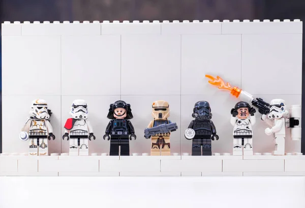 RUSSIA, SAMARA, DECEMBER 18, 2019. Lego Star Wars. Mini-figures — Stockfoto