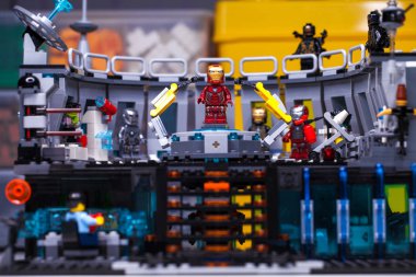RUSSIA, SAMARA, DECEMBER 18, 2019. Constructor Lego Super Heroes