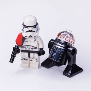 RUSSIA, SAMARA, DECEMBER 18, 2019. Lego Star Wars. Mini-figures 