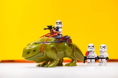 Rusya, Samara, 05 Nisan 2019. Oluşturucu Lego imparatorluk Stormt