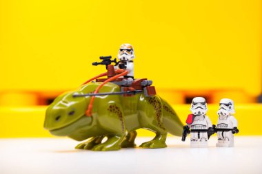 Rusya, Samara, 05 Nisan 2019. Oluşturucu Lego imparatorluk Stormt