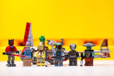 RUSSIAN, SAMARA, DECEMBER 18, 2019. Constructor Lego Star Wars. 