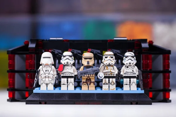 RUSIA, SAMARA, 18 de diciembre de 2019. Lego Star Wars. Mini-cifras — Foto de Stock