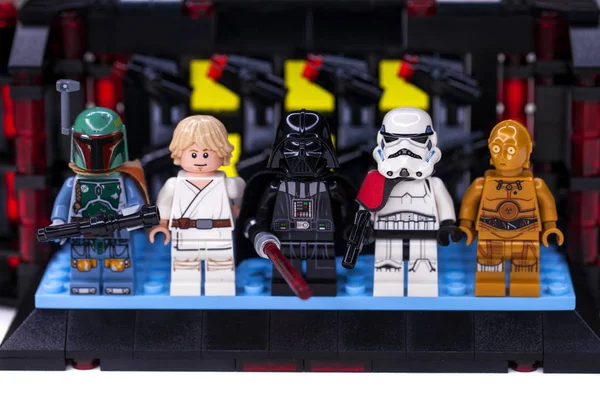 RUSSIA, SAMARA, DECEMBER 18, 2019. Constructor Lego Star Wars. O — Stockfoto
