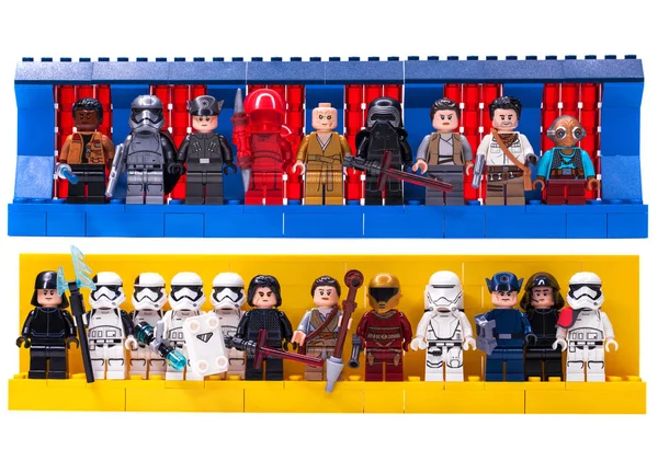 Russia Samara February 2020 Lego Star Wars Minifigures Constructor Character — 스톡 사진