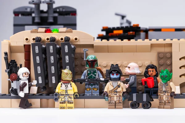 Rusia Samara Febrero 2020 Lego Star Wars Minifigures Bounty Hunters — Foto de Stock