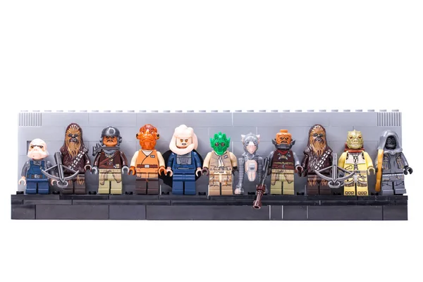 Russia Samara February 2020 Lego Minifigures Constructor Star Wars Characters — Stock Photo, Image