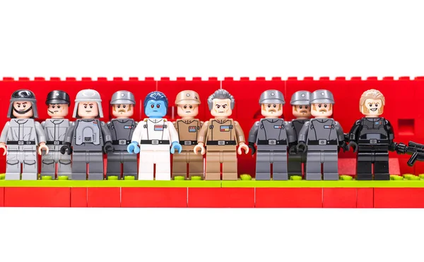 Rusko Samara Února 2020 Lego Star Wars Minifigures Constructor Galaktičtí — Stock fotografie
