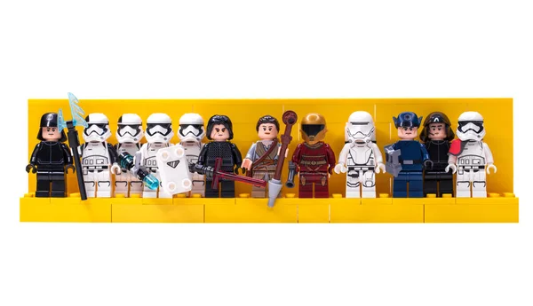 Rusko Samara Února 2020 Lego Star Wars Minifigures Postavy Konstruktérů — Stock fotografie