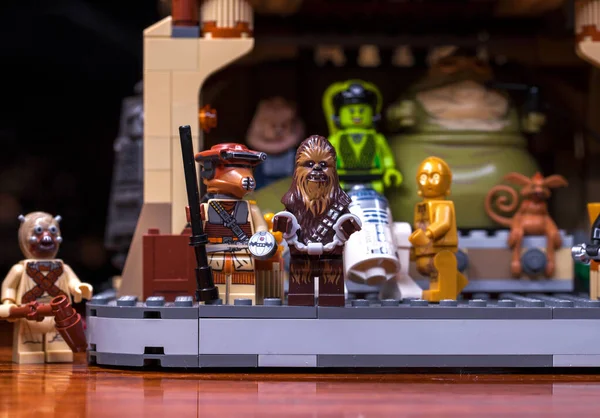 Rusia Samara Febrero 2020 Lego Star Wars Minifigures Stormtroopers — Foto de Stock