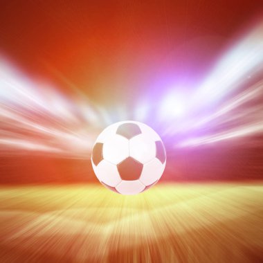 Maçtan önce topu ile stadyum