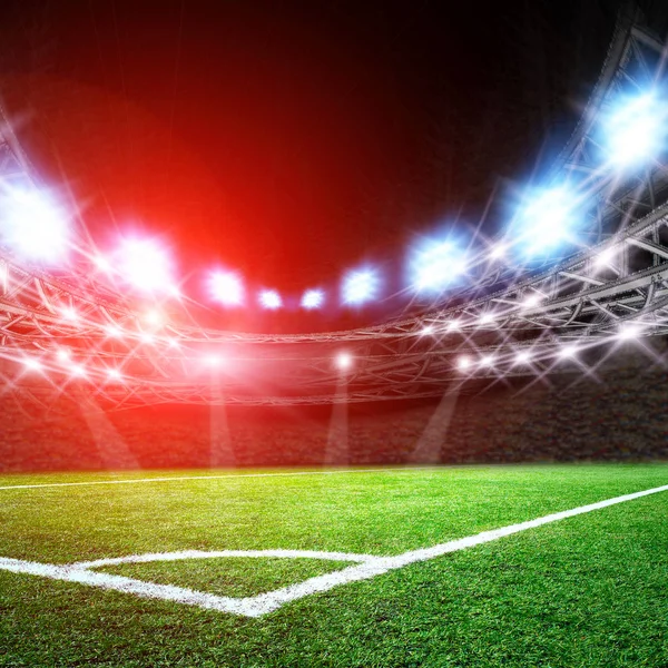 Stadium at night before the game — Stock Photo, Image