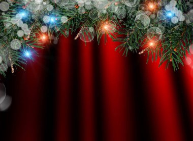 arka plan üzerinde Noel süsleri
