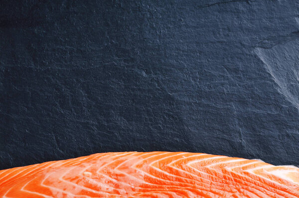 Fresh salmon fillet