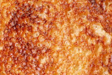 Kızarmış ekmek tost doku