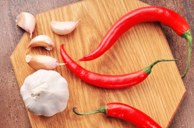 Sıcak biber sarımsak ampul ile