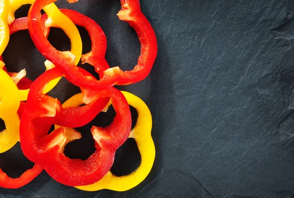 Taze biber halkaları