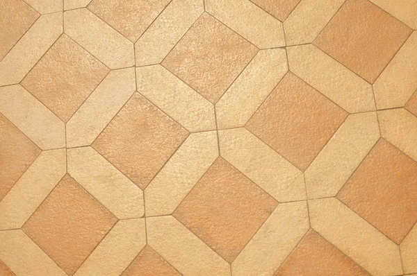 Azulejos Cerámica Beige Fondo Del Piso —  Fotos de Stock