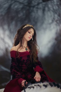 Ortaçağ Kraliçe portre 