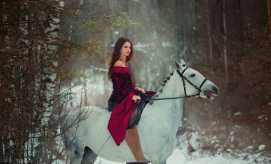 Ortaçağ Kraliçe portre 