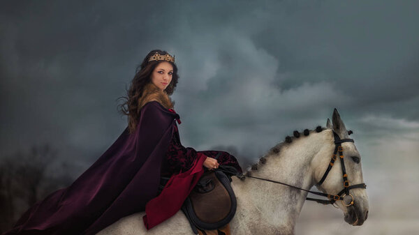 Medieval Queen portrait 