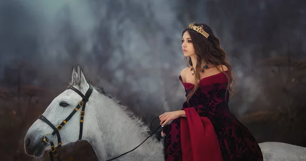 Medieval Queen portrait — Stock Photo, Image