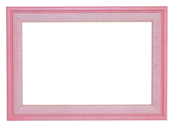 Розовая Фоторамка Изолированный Объект — стоковое фото