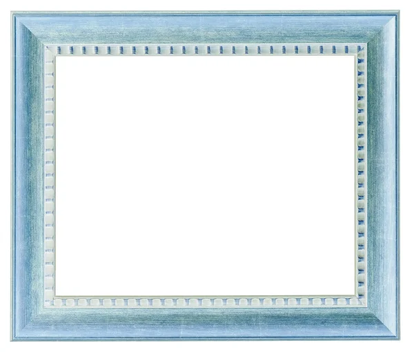 Blauw Frame Geïsoleerd Object Een Witte Achtergrond — Stockfoto
