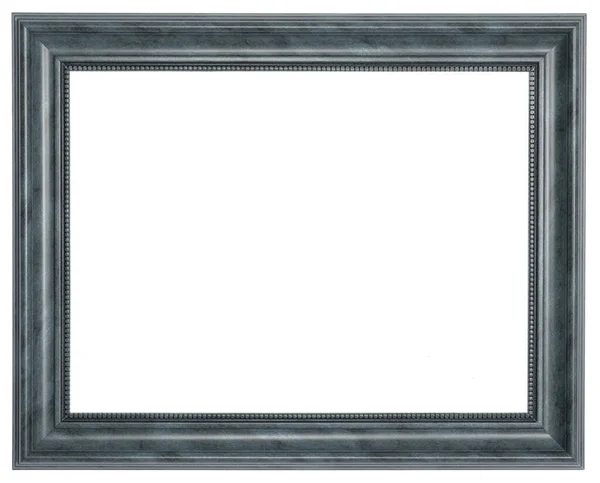 Μαύρο Πλαίσιο Μεμονωμένο Αντικείμενο Λευκό Φόντο — Φωτογραφία Αρχείου