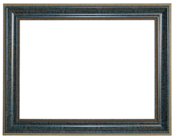 Blauw Frame Geïsoleerd Object Een Witte Achtergrond — Stockfoto